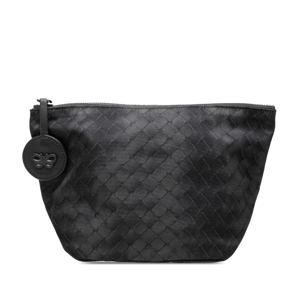 Pre-Loved Bottega Veneta Nylon Intrecciomirage Pouch